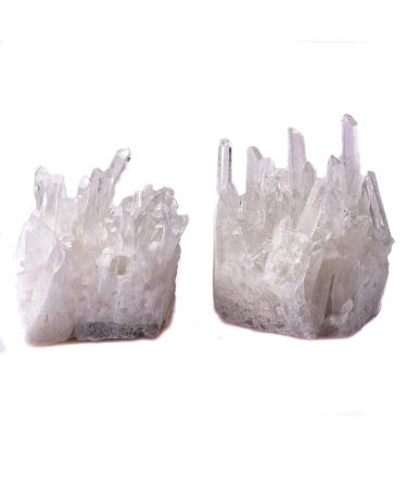 1PC Natural Raw Quartz White Clear Crystal Cluster Stones Crystal Specimen Home Decoration Raw Crystals