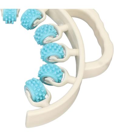 Sky Blue Muscle Roller - Trigger Point Foam Roller for Legs Arms & Feet | Deep Tissue Massage for Sore Muscles & Stiffness Relief - International Shipping Available - Buy Online on GoSupps.com