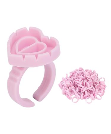 100PC Eyelash Glue Ring Cups - Disposable Adhesive Holders for Eyelash Extensions | Premium Eyelash Tools & Accessories - Buy Online on GoSupps.com