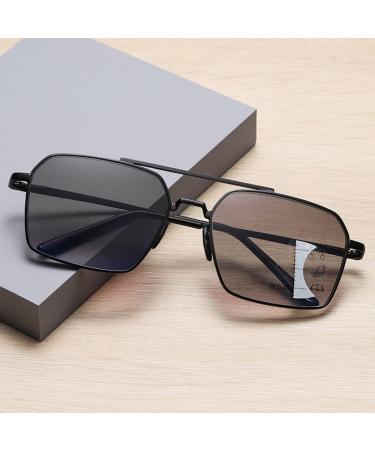 Neleni sunglasses photochrome reading glasses for men multifocal varifocals lentes presbyopia glasses +1.0 to +2.5 (size: +2.50) Decoration