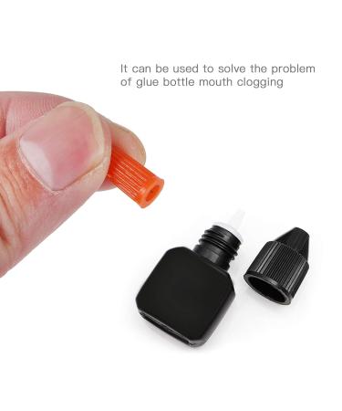 FRCOLOR 100pcs Eyelash Glue Bottle Plug Caps - Replacement Needle Tips for Eyelash Extensions - International Shipping Available - Buy Online on GoSupps.com