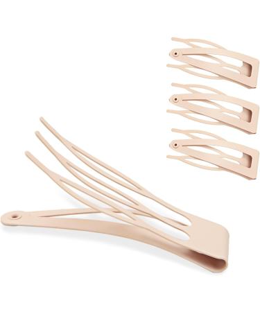 Mbsomnus Double Grip Hair Clips - 18 Pc Snap Barrettes for Women and Girls - Beige Hair Accessories - Buy Online on GoSupps.com