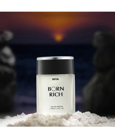 THE RIYA B.ORN/RICH | 100 ml Perfume for Men | Eau De Parfum with Long Lasting Fragrance | Citrus Woody Scent | Luxurious Vogue Scent | Mild Fragrance | Fragrance Spray - Buy Online on GoSupps.com