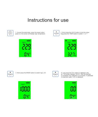 High-Precision Dissolved Oxygen Measurement Device for Freshwater Aquaculture | 0.0-40.0 mg/l & 0.0-300.0% Oxygen Saturation with Automatic Temperature Compensation - International Shipping Available - Buy Online on GoSupps.com