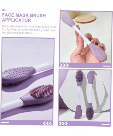 DOITOOL Scrubbers Silicone Applicator Brush Scrubber Exfoliator Applicator Tool Silicone Scrubber Facial Scrubber for Mud Applicator Facial Detergent Plastic - Buy Online on GoSupps.com
