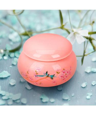 Vintage Perfume Japanese Perfume Balm Glass Ceramic Pocket Cream Perfume Natural Fragrance Box Long Term Fragrance Balm for Wedding Birthday Use Pink - Buy Online on GoSupps.com