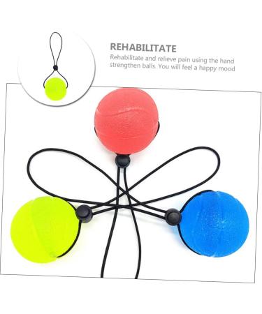 Oatipho Finger Trainer & Stress Ball - Hand Exercise & Massage Tool for Strength & Relaxation - 20x5cm Yellow - Buy Online on GoSupps.com