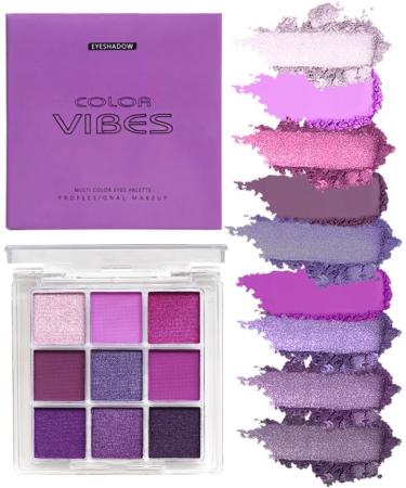 URQT 4 Pack Eyeshadow Palette Set - Rich Colors Eye Makeup Kit | Black Blue Green Purple | Matte & Glitter Shades for Natural Looks - Buy Online on GoSupps.com