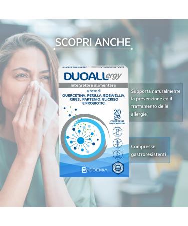  GPP SRL Biodemia DUOALLERGY GOCCE 3+ elderberry blackcurrant perilla helichrysum boswellia quercetin supports the prevention and treatment of allergies bottle 30 ml - Buy Online on GoSupps.com