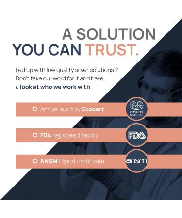 Colloidal Silver 25PPM 250ml - Premium Natural Silver Water for Humans Dogs & Cats | 100% Carbon Neutral | 2 Ingredients - Buy Online on GoSupps.com