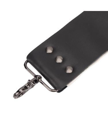 Premium Leather String & Double-Layer Straps for Razor & Knife Sharpening - Black & White - Buy Online on GoSupps.com