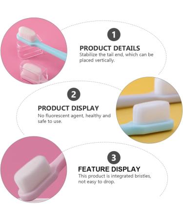 4 Mothership Soft Manual Toothbrush Set Perfect for Adults & Pregnant Women | Tongue Cleaners & Dental Hygiene Tools | International Shipping - Buy Online on GoSupps.com