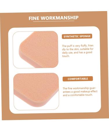 Beaupretty 30 pcs Square Puff Makeup Powder Puff Set - Wet & Dry Synthetic Sponges - Assorted Colors - Buy Online on GoSupps.com