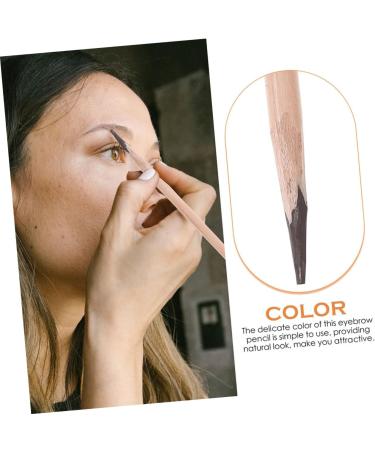 VINTORKY 3pcs Wooden Brow Crayon Natural Makeup Pencil Eyebrow Marker Pen Coffee Brow Pencil - Buy Online on GoSupps.com