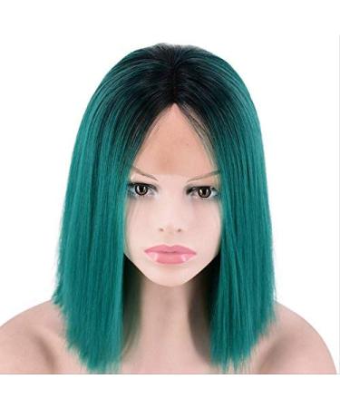 BGHJUE Dark Green Lace Front Wig | Hand Woven Gradient Hair | International Shipping Available - Buy Online on GoSupps.com