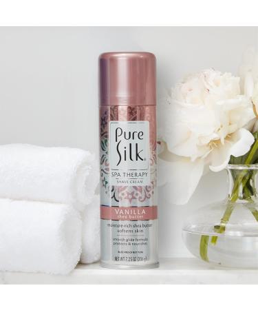 Pure Silk Vanilla Shea Butter Shave Cream for Women - 7.25 oz | Spa Therapy | International Shipping - Buy Online on GoSupps.com