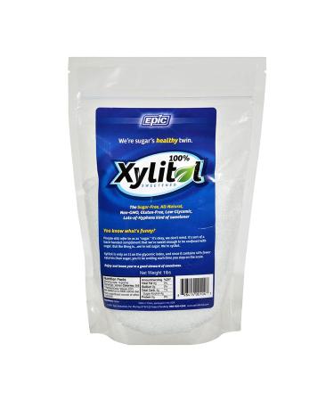 Epic Dental 1lb 100% Xylitol Sweetener - Natural Sugar Substitute - Buy Online on GoSupps.com