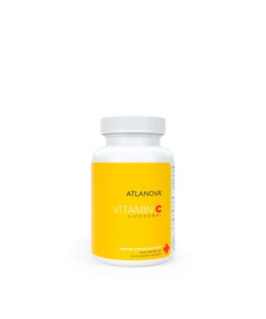 ATLANOVA True Liposomal Vitamin C 1000mg Capsules Vegan Best Natural Non GMO Made in USA Antioxidant Maximum Absorption Immune System Support & Collagen Booster Liposome Lab Formula Supplement