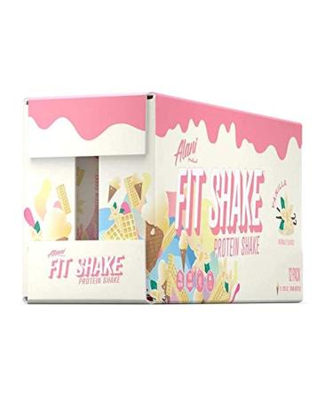 Alani Nu Fit Shake Vanilla Milkshake 355 ml white Vanilla 355 ml (Pack of 12)