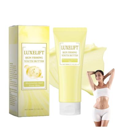 LuxeLift Skin Firming Youth Butter,Firming Body Butter, Firming Body Cream, Butter Anti Aging Moisturizer, Luxelift Skin Firming Body Butter for Loose Skin (1pc, 80 ml)