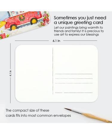 Grabie Watercolor Postcards  100% Cotton  24 Sheets  4.1x5.9 Inches  140lb (300gsm)  Blank Note Cards for Watercolor Journal  Art Supplies for Thank You Notes  Invitations  and Greeting Cards Medium - Buy Online on GoSupps.com