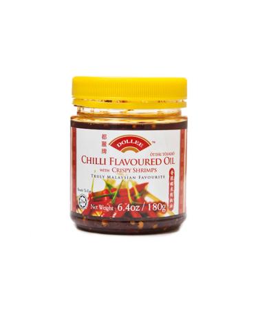 Dollee Chilli Flavoured Oil with Crispy Shrimps 180 g