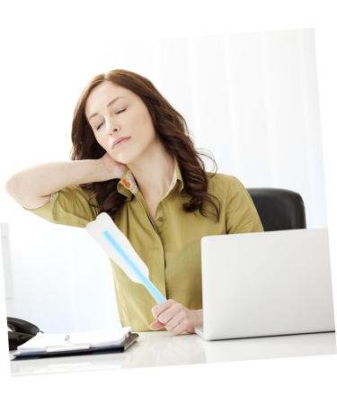 Hoement Neck & Back Massage Roller Set - Body Care Tool for Tapping & Knocking Relief (31x6x1cm Blue) - International Shipping Available - Buy Online on GoSupps.com