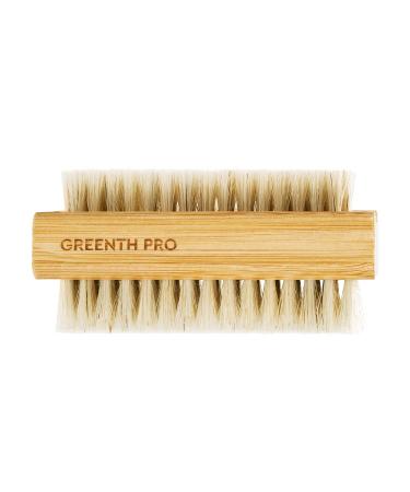 GREENTH PRO 100% Boar Bristle Nail Brush Set - 3PCS Wooden Nail Scrub Brush for Toes and Nails Cleaning - Buy Online on GoSupps.com