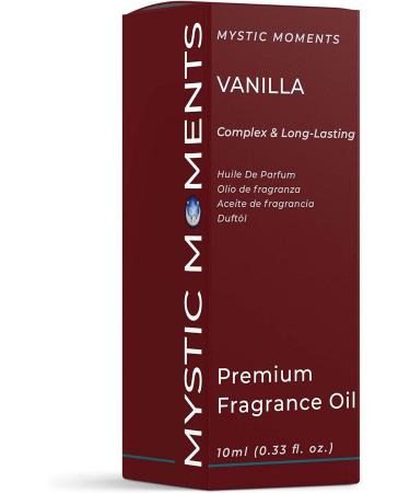 Mystic Moments Vanilla Fragrance Oil 10ml - Ideal for Soaps, Candles, Bath Bombs | Skin & Hair Care - Aromatic Oil for Oil Burners and Diffusers - Buy Online on GoSupps.com