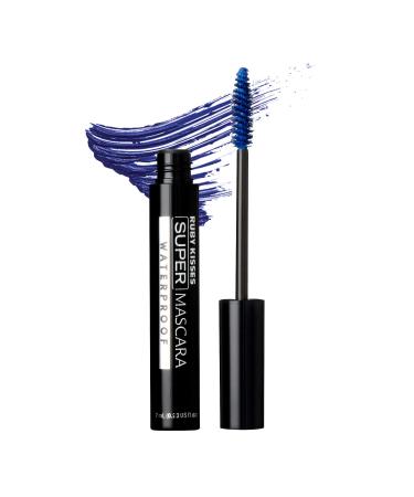 Ruby Kisses Super Mascara Waterproof  Lengthening  Defining  Curling Mascara  Eye Makeup (Navy Blue) - Buy Online on GoSupps.com