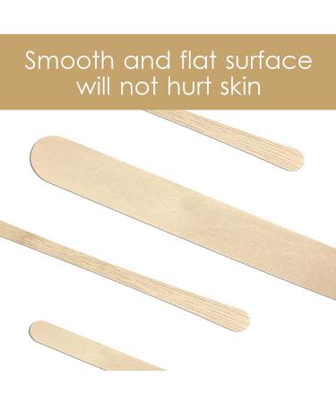 Birch Waxing Applicator Sticks - 400 PCS for Hair Removal, Eyebrow & Body | Multi-Purpose Wax Sticks Shellvcase - 4 Sizes Smooth Beauty Spatula - Buy Online on GoSupps.com