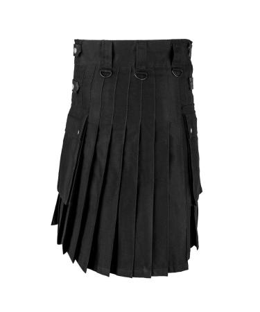 Zannycn fold skirts 25 4XL black