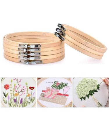 12 Pieces 3 Inch Bamboo Embroidery Hoops - Bulk Wholesale Cross Stitch Hoop Rings for Art & Craft Sewing - Buy Online on GoSupps.com