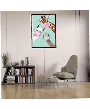 5D Diamond Painting Kit Full Drill Round Diamond Giraffe Crystal Rhinestone Diamond Art Gem Painting 30*40cm - Buy Online on GoSupps.com