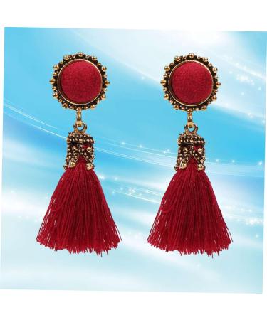 Yardenfun Earring Studs for Women Fringe Earrings for Women Dangle Earrings Pendant Personality Miss Jewelry - Buy Online on GoSupps.com