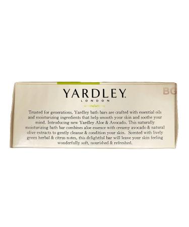 Buy Yardley London Aloe and Avocado Bath Bar (4 Pack) - Moisturizing & Refreshing Soap - 4.25oz Each Ship Internationally - Buy Online on GoSupps.com