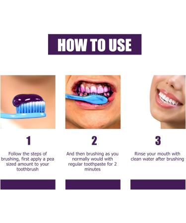 Angrek Purple Teeth Whitening Toothpaste - Color-Corrected Stain Removal & Gentle Deep Cleaning 50ml - Buy Online on GoSupps.com