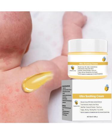 Soothing anti-itch cream 50 ml soothing skin lotion balm for itchy skin moisturizing care for sensitive areas daily use family application - Buy Online on GoSupps.com