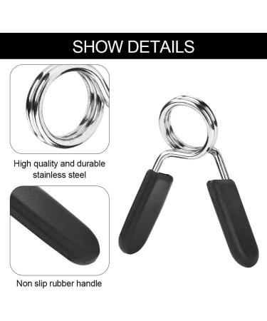 Buy Butyeak FederClip Dumbbell Clamps - 30mm Spring Closure for Strength Training & Weightlifting - 4pcs Sports Spring Locks - Buy Online on GoSupps.com