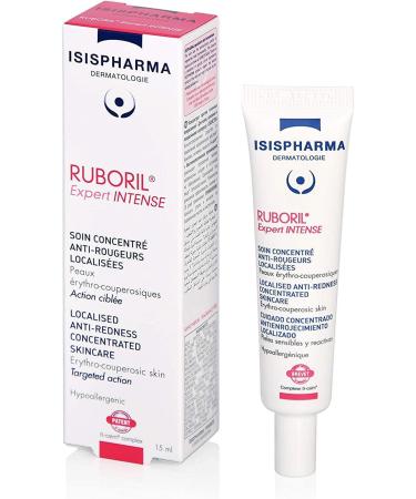 ISISPHARMA RUBORIL Expert Intense 15 ml - Gel-cream Skincare - Soothes and Reduces Sensations of Discomfort - Redness solusions for Sensitive Skin - Hydrating serum Gel - Made in France - Buy Online on GoSupps.com