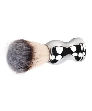 Soft shaving brush high -quality synthetic bristles rich foam portable easy to grip comfortable handle small size low weight