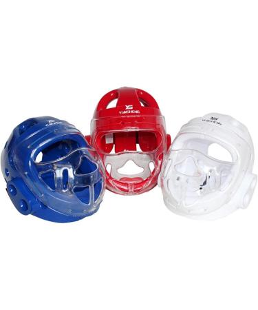 Kowaku Breathable Boxing Head Guard - MMA Kickboxing Helmet for Kids & Adults | Face Protection for Muay Thai & Taekwondo - White M - Buy Online on GoSupps.com