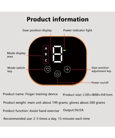 Rehabilitation Robot Gloves Finger Orthosis Hempiplegia Arthriti Patient Therapy Relieve Hand Stiffness(Size:XL Color:Right Hand) X-Large Right Hand - Buy Online on GoSupps.com