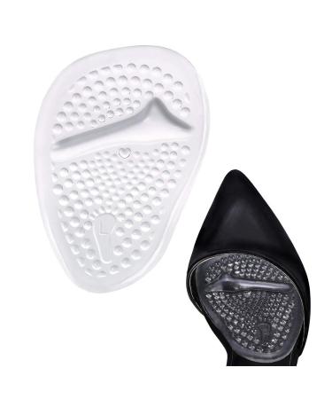 Ball of Foot Cushions  (2 or 4 Pairs Foot Pads) Anti-Slip Shoe Pads Inserts Gel Forefoot Insoles for Women Relief Your Pain All Day