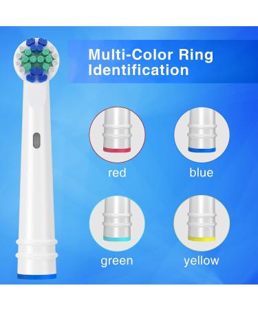 Redtron 16 Oral-B Replacement Brush Heads - Compatible with Precision Clean 3D Whitening & Sensitive Clean - Deep Cleaning for Optimal Oral Care - Buy Online on GoSupps.com