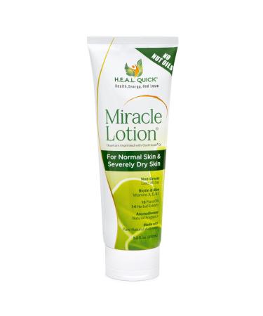 Century Systems H.E.A.L. QUICK Lotion - 8.2 oz - Includes 14 Herbal Extracts 15 Plant Oils Vitamins A D & E + Biotin - Non-Greasy Long-Lasting Formula - Natural Fragrance