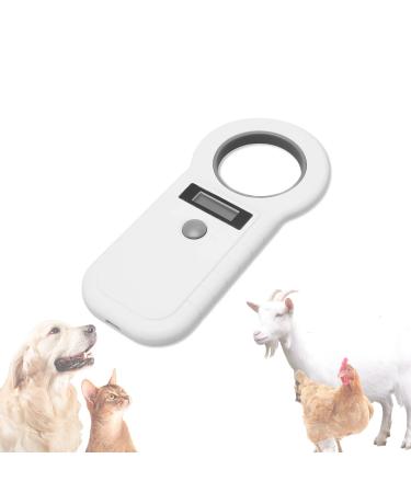 Gugxiom chipshots for animals Tier Chip Reading device for wireless 2.4g/Bluetooth or USB cable transmission to the PC can save 128 labels for EMID FDX B (ISO1784 85) (white)