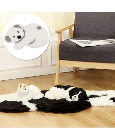 Pet Bed Soft Plush Comfortable 33.9x23.6x1.2in Pet Mattress for Puppy Cats for Four Seasons(Koala Dark Gray) - Buy Online on GoSupps.com