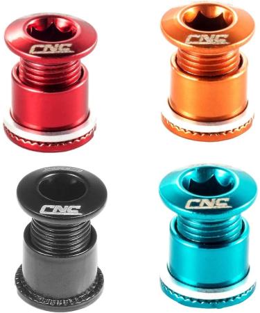 CNC 5 PCS Steel Chainring Bolts Set - M86.5mm, Double/Single, Black/Blue/Orange/Red/Colorful - Buy Online on GoSupps.com