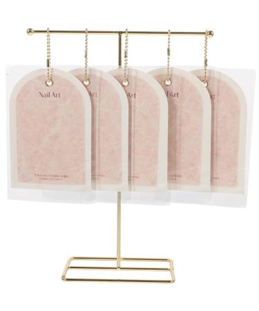 Healeved Fake Nail Paper Card 1 Set Nail Art Display Cardboard Show Rack Fake Nails Fake Nail Display Holder Nail Art Showing Holder Nail Cards False Nail Display Cards Storage Paper Card